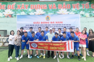 Chúc mừng đội bóng đá nam – Trung tâm Y tế huyện Thanh Thủy