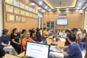 HỌP HỘI ĐỒNG NGƯỜI BỆNH CẤP KHOA – ĐỒNG HÀNH CÙNG NGƯỜI BỆNH NỘI TRÚ TẠI TRUNG TÂM Y TẾ KHU VỰC THANH THỦY