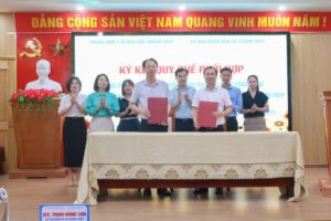 TRUNG TÂM Y TẾ KHU VỰC THANH THỦY KÝ KẾT QUY CHẾ PHỐI HỢP VỚI ỦY BAN NHÂN DÂN XÃ THANH THỦY